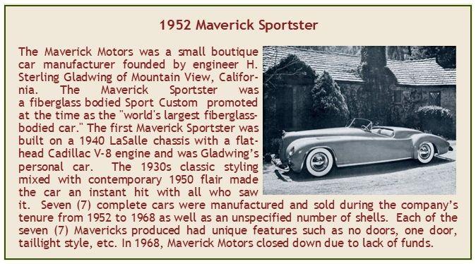 Esval 1:43 Scale Maverick Sportster w/Disc Wheels White 1952