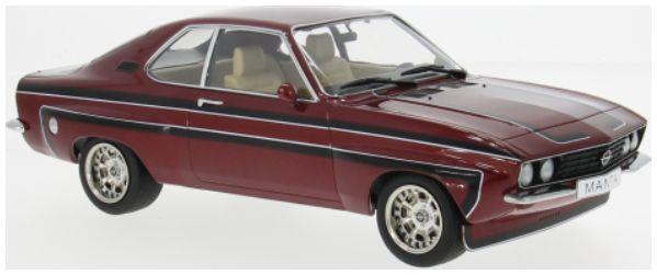 Model Car Group(Mcg) 1:18th Scale Opel Manta A Irmscher Dark Red 1974