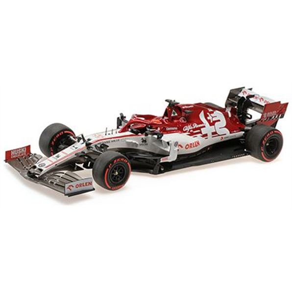 Minichamps 1:18 Scale Alfa Romeo Racing F1 C39 Kimi Raikkonen Syrian GP 2020