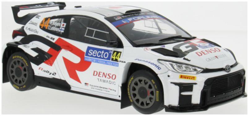 IXO 1:18 Scale Toyota GR Yaris Rally2 Rally WM Rally Finland 2024 #44 H.Kogure/T.Luhtinen