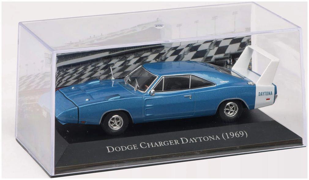 Atlas Editions 1:43rd Scale Dodge Charger Daytona - Blue (1969)