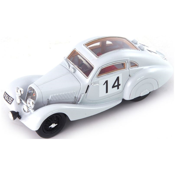 Autocult 1:43 Scale Aero 750 Sport Coupe 1000 Mile #14 Grey 1934