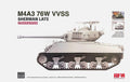Rye Field Model 5133 1/35 Scale M4A3 76W VVSS Sherman late Upgrade Ver Military Model Kit