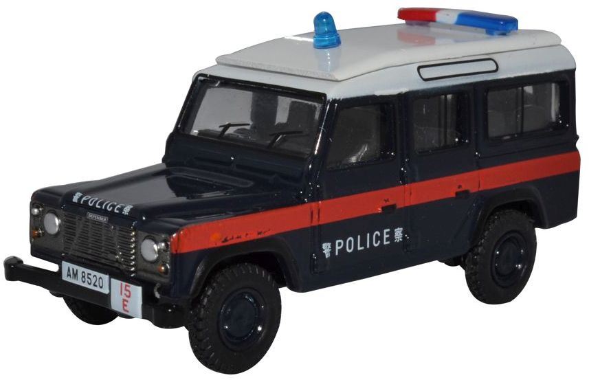 Oxford Diecast 1:76 Scale Land Rover Defender LWB Station Wagon Hong