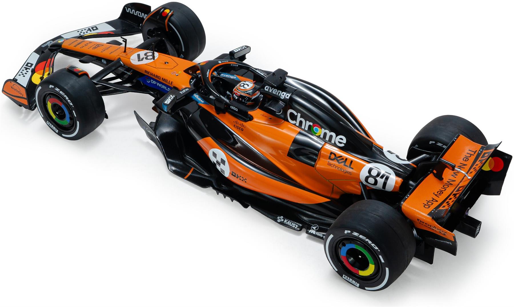 Solido  1:18th Scale McLaren MCL39 Orange O.Piastri #81 GP Monaco 2025