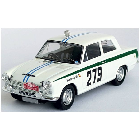 Trofeu 1:43 Scale Ford Cortina Lotus Monte Carlo Rally 1964 Estanislao Reverter/Oscar Caprotti
