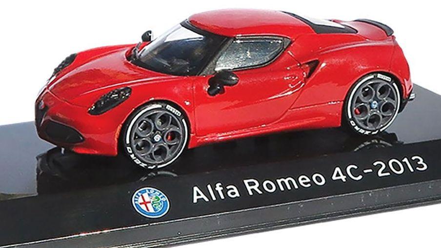 Atlas Editions 1:43 Scale Alfa Romeo 4C 2013 Cased - Supercar Collection