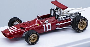 Tecnomodels 1:43 Scale Ferrari 312 F1/68 Dutch GP 1968 #10 Jacky Ickx