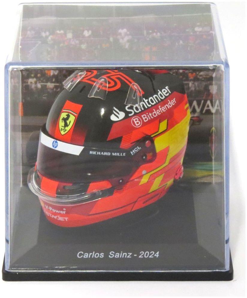 Atlas Editions 1:5th Scale Carlos Sainz - 2024 Ferrari F1 Helmet Collection