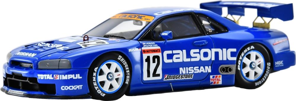 Spark 1:43 Scale Nissan Skyline GT-R Calsonic #12 GT500 JGTC K. Hoshino - M. Kageyama 1999