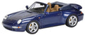 Schuco 1:43 Scale Porsche 911 Turbo Cabrio (993)  - Blue
