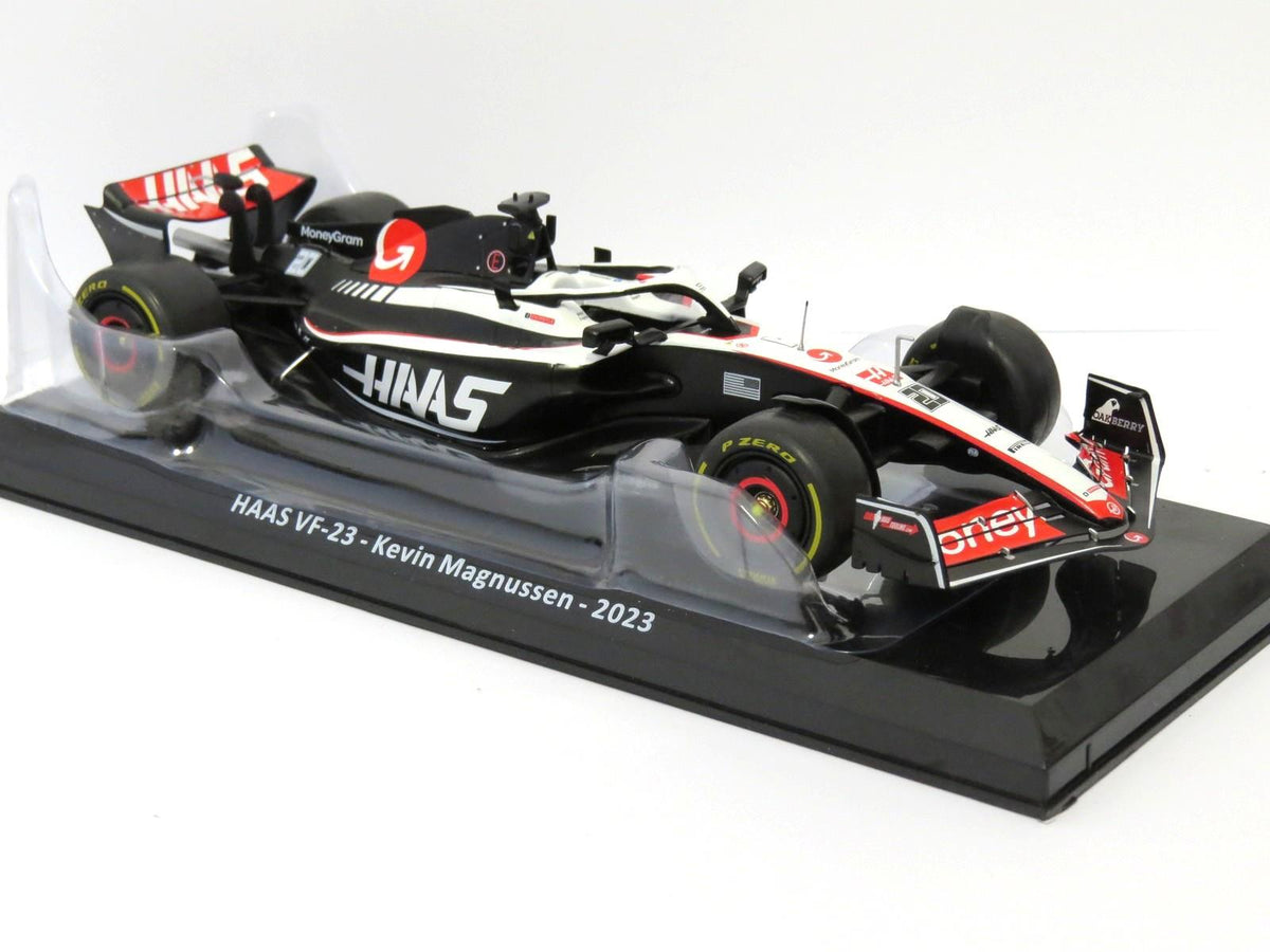 Atlas Editions 1:24th Scale Haas VF-23 Kevin Magnussen 2023
Blister Packaging
