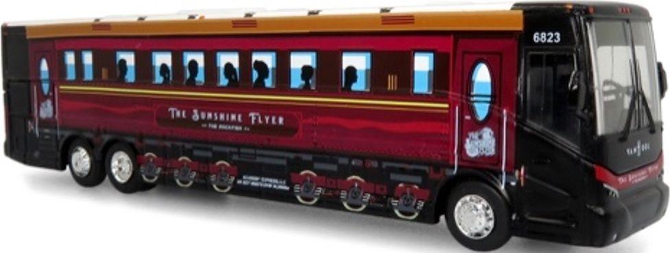 Iconic Replicas 1:87 Scale Van Hool CX-45 Coach The Sunshine Flyer Academy Bus Lines Disney World Service