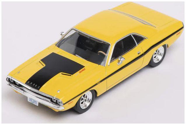 Atlas Editions 1:43 Scale Dodge Challenger R/T 440 (1970) - Yellow - American Car Collection