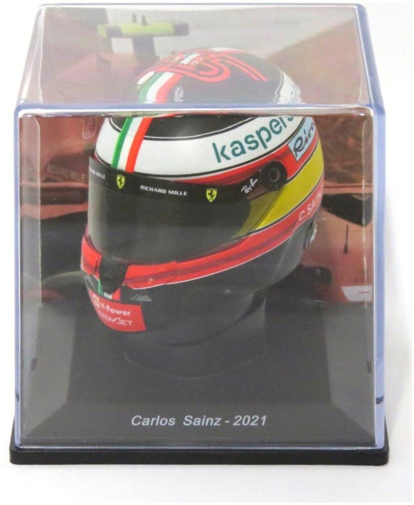 Atlas Editions 1:5th Scale Carlos Sainz - 2021 - Gran Premio d'Italia Ferrari F1 Helmet Collection