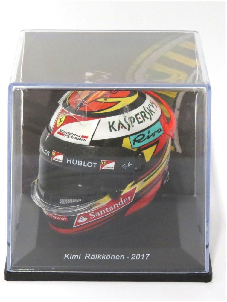 Atlas Editions 1:5th Scale Kimi Raikkonen - 2017 Ferrari F1 Helmet Collection