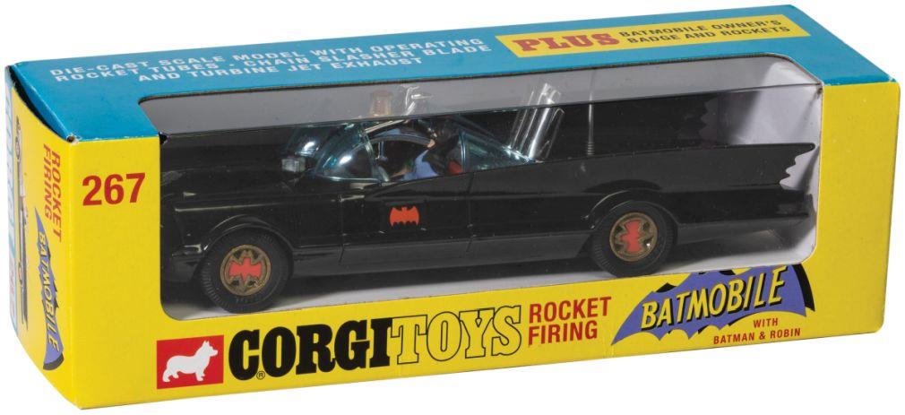 Corgi 1:46 Scale Batmobile with Batman and Robin