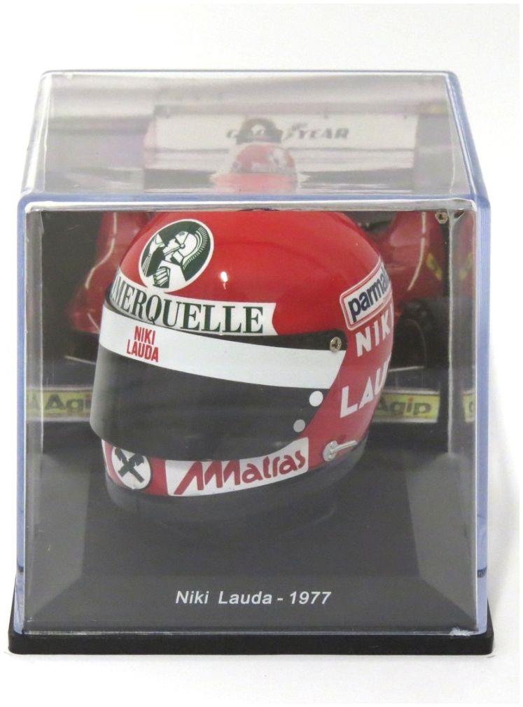 Atlas Editions 1:5th Scale Niki Lauda - 1977 Ferrari F1 Helmet Collection