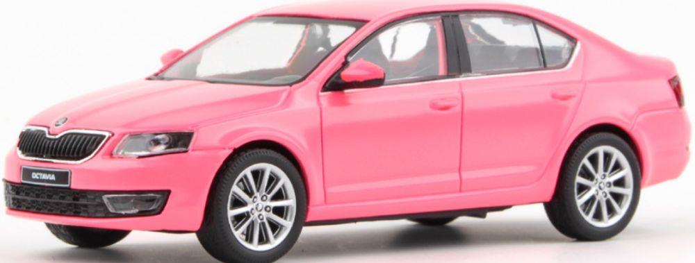 Abrex 1:43 Scale Skoda Octavia III 2012 Pink