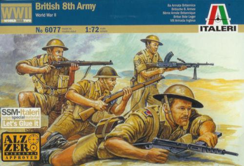 Italeri 1/72 Scale 20mm WWII British 8th Army IT6077