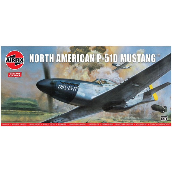 Airfix 1:24 Scale North American P-51D Mustang