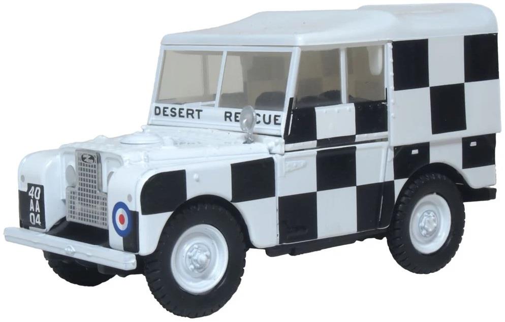 OXFORD 43LAN180009 1/43 Scale  LAND ROVER SERIES RAF TRIPOLI DESERT RESCUE