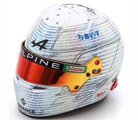 Spark 1:5 Scale Esteban Ocon BWT Alpine F1 Team British GP 2023 Helmet