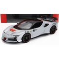 Burago 1:18 Scale Ferrari SF90XX Stradale 2024 Silver(16020) (16020)