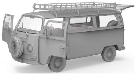 AK Interactive Kits 1:35 Scale T2 Model 1967 Bus