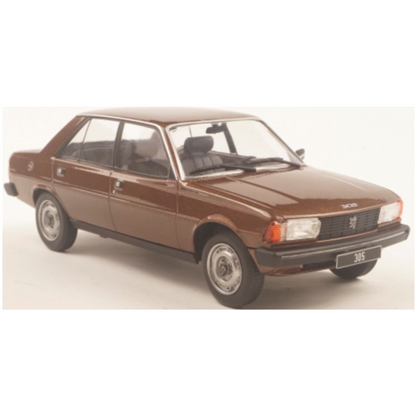 Whitebox 1:24 Scale Peugeot 305 Brown Metallic 1977