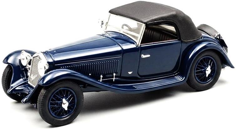 Matrix 1:43rd Scale Alfa Romeo 6C 1750SV Figoni Closed Blue 1932