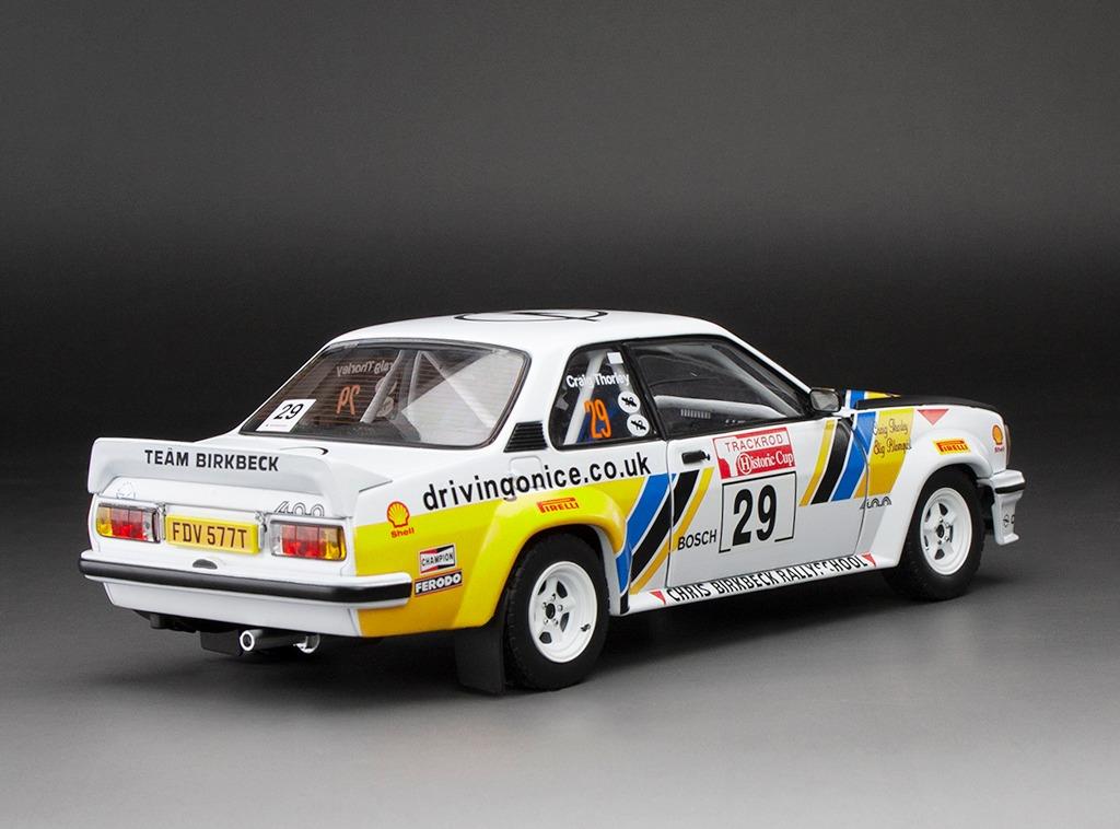 Sunstar 1:18 Scale Opel Ascona 400 #29 S.Blomqvist/T.Craig Trackrod Historic Cup 2016 (999pcs)