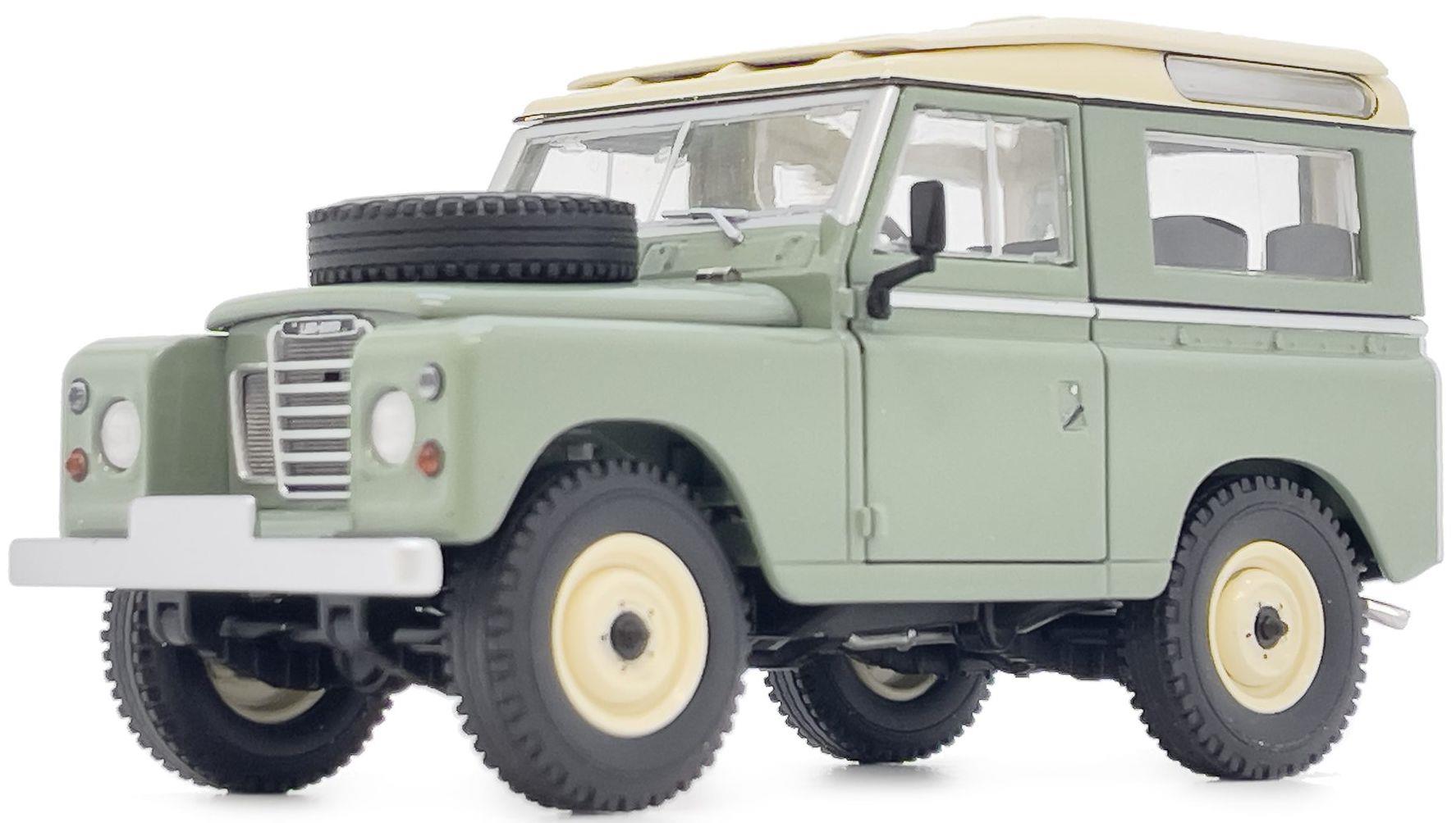 Marge Farm Models 1:32nd Scale Land Rover Series 3 88 Safari Roof Atlantic Green