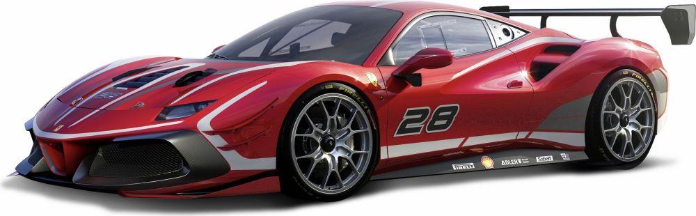 Burago 1:43 Scale Ferrari 488 Challenge Evo #28 2020