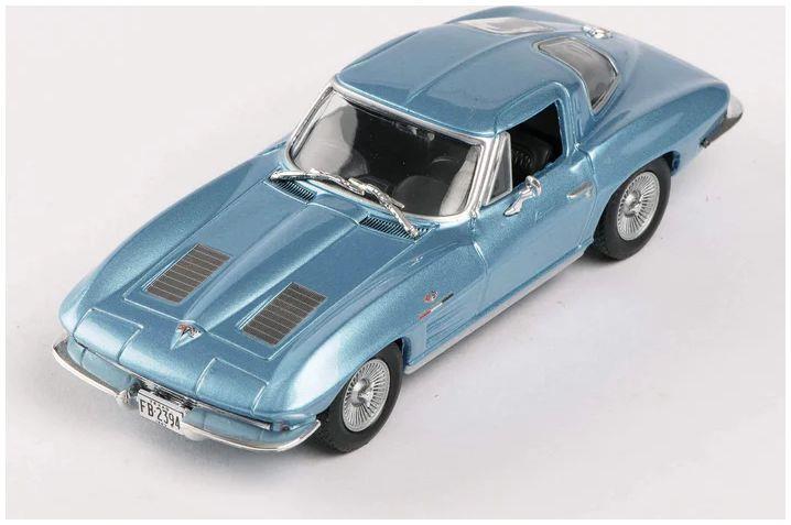 Atlas Editions 1:43 Scale Chevrolet Corvette Sting Ray Coupe C2 - Blue - American Car Collection