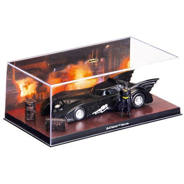 Atlas Editions 1:43 Scale Batmobile - Batman Movie 1989 Batman Collection (CRACKED CASES ONLY)