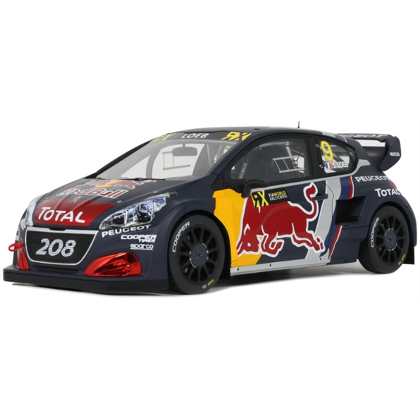 OTTO 1:18 Scale Peugeot 208 WRX S.Loeb Belgium GP 2018