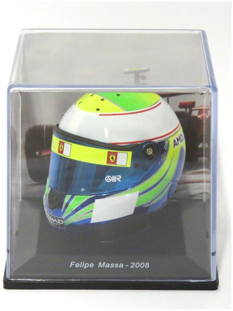 Atlas Editions 1:5th Scale Felipe Massa 2008 Ferrari F1 Helmet Collection