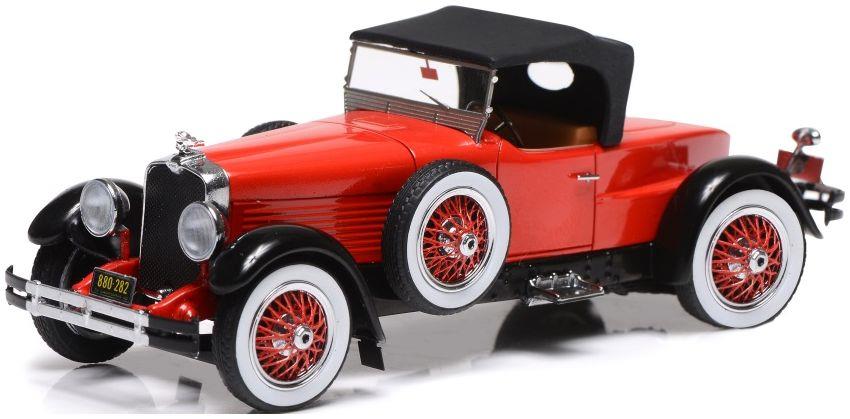 Esval 1:43 Scale Stutz Blackhawk Roadster 1928 Closed Red Black