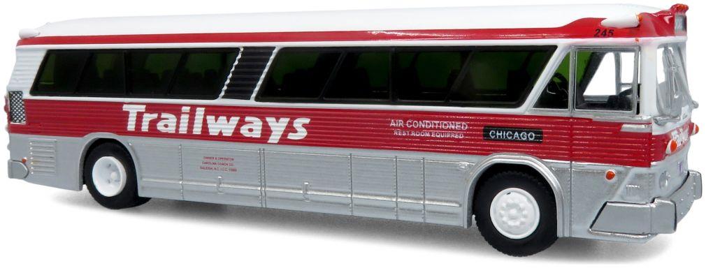 Iconic Replicas 1:87th Scale MCI MC-5A Coach Trailways