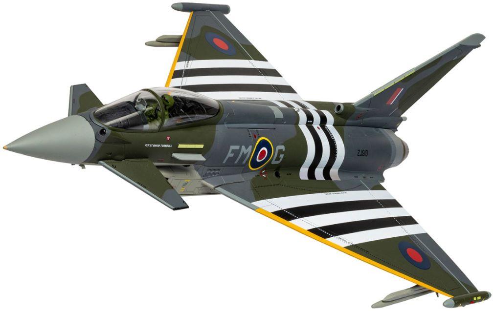 Corgi 1:48 Scale Eurofighter Typhoon FGR4 ZJ913 FM-G Moggy Flt Lt David Turbo Turnbull RAF #29 Sqn