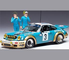 IXO 1:43 Scale Porsche Carrera RS #3 Monte Carlo 1978 Winner Serie 1 w/Figures Nicolas/Laverne