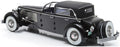 Esval 1:18 Scale Duesenberg SJ Coupe de Ville by Rollson for Rudolf Bauer Half Open Black 1937