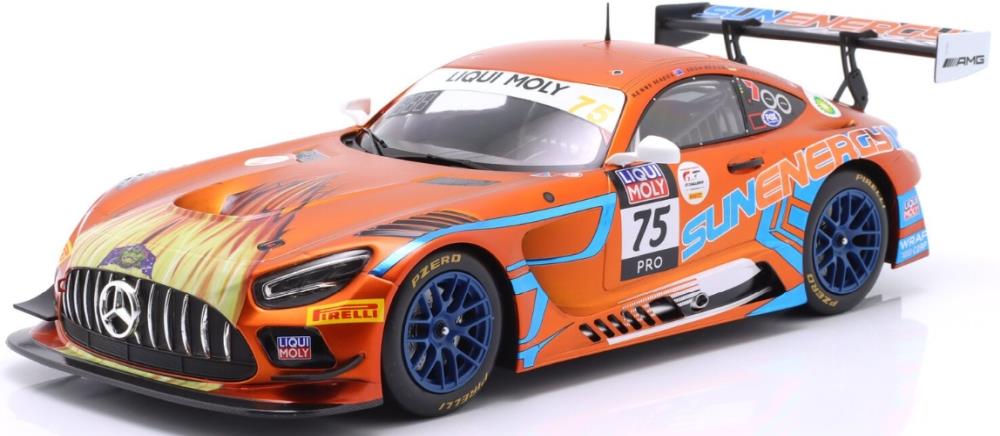 IXO  1:18th Scale Mercedes AMG GT3 Evo #75 Winner 12h Bathurst 2023 SunEnergy1 Habul/Gounon