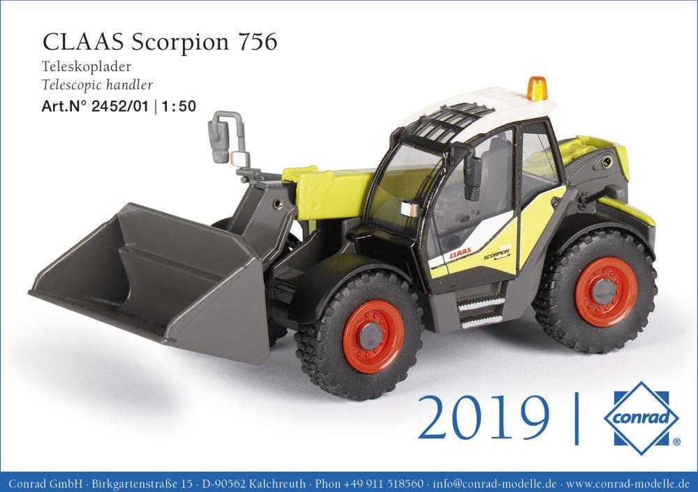 Conrad 1:50 Scale Claas Scorpion 756 Telescopic Handler