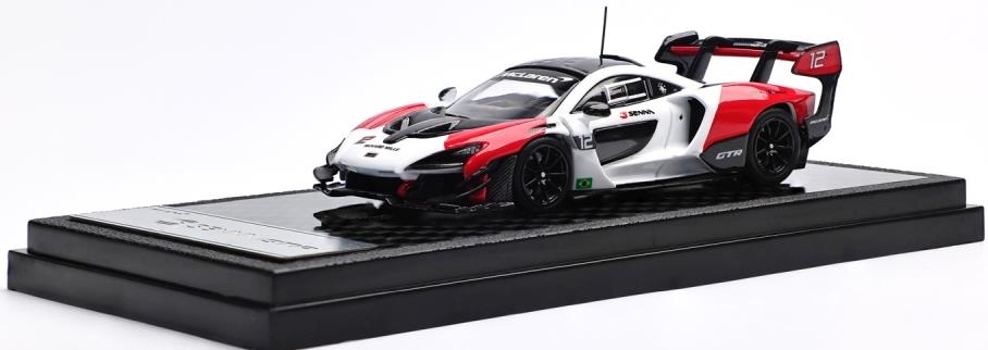 LCD  1:64th Scale McLaren Senna GTR Red and White