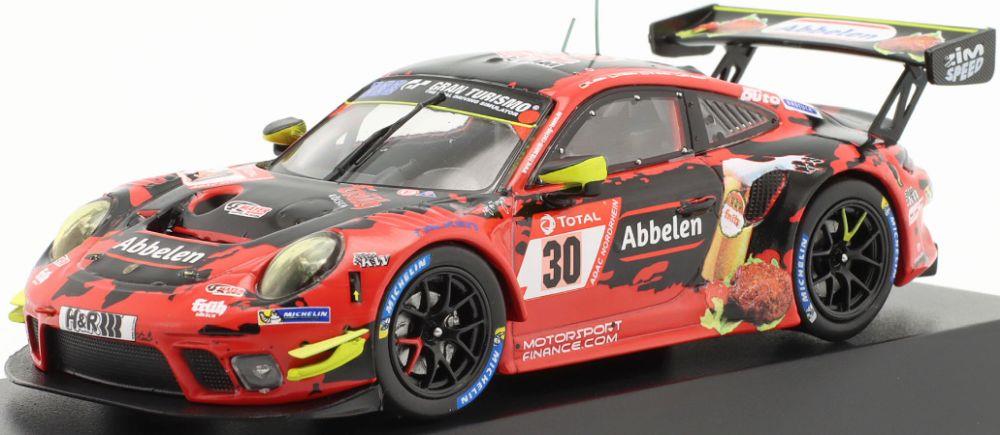 IXO 1:43 Scale Porsche 911 GT3 R #30 24h Nurburgring 2020 Frikadelli Racing Team