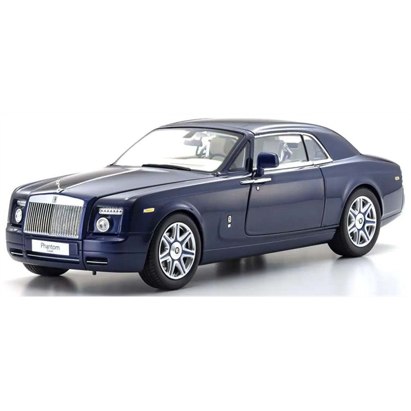 Kyosho 1:18 Scale Rolls-Royce Phantom Coupe 2008 Met. Blue