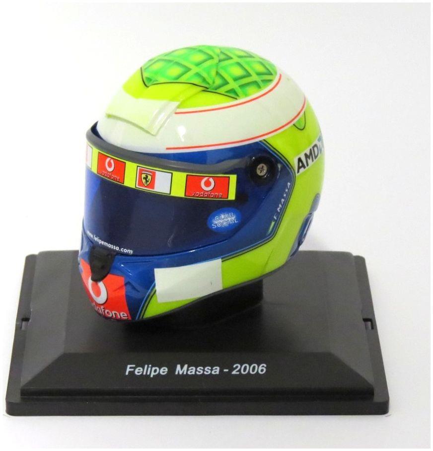 Atlas Editions 1:5th Scale Felipe Massa - 2006 Ferrari F1 Helmet Collection