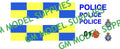 GM Model Supplies 1:76 Scale Scania Cab Decal Conversion Kit 'Police Livery'